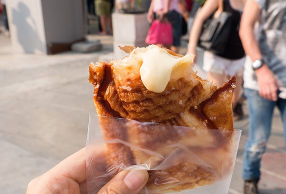 Croissant Taiyaki  ขนมปลาไส้ทะลักเมนูฮิตนาทีนี้