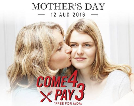 โปรโมชั่นวันแม่ May Promotion / Lunch buffet ราคา 499 บาท