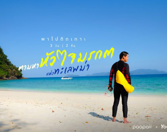 ยูเบาพาวเวอร์แบงค์พาไปติดเกาะ ดูหัวใจมรกต ดำลงใต้มหาสมุทร แบบจัดเต็ม 3 วัน 2 คืน
