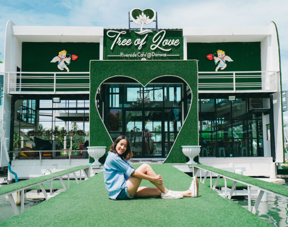 พาไปผ่อนคลาย สบายอารมณ์ ที่คาเฟ่ริมน้ำ "Tree of Love Riverside cafe" @นครปฐม