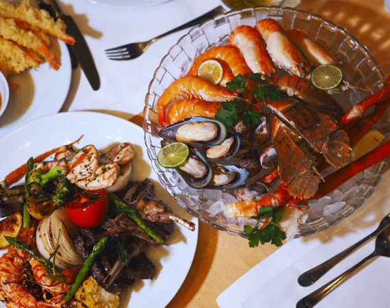 รีวิวอาหารบุฟเฟ่ต์นานาชาติ Sheraton Grande Sukhumvit