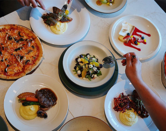 รีวิวบุฟเฟ่ต์นานาชาติที่ "The Vantage Point" ร้านอาหารบรรยากาศดี วิวกรุงเทพ ใจกลางเมือง