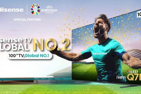 Hisense ก้าวสู่การเป็นผู้นำระดับโลกในตลาดโทรทัศน์ขนาด 100 นิ้ว พร้อมสนับสนุน UEFA Euro Cup 2024