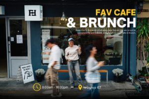 รีวิวคาเฟ่ "FAV Cafe & Brunch" ร้านกาแฟเล็กอบอุ่นราคากันเองย่านเจริญกรุง